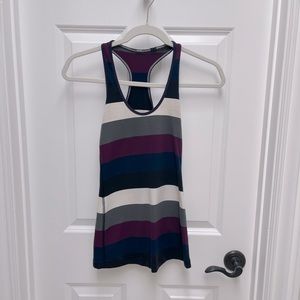 Lululemon Striped Athletic Tank Top